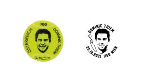 Tennis ball stamp – DOMINIC THIEM