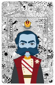 CRYPTO STAMP ART – Emperor Franz Joseph I. of Austria
