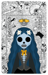 CRYPTO STAMP ART – Sisi Skull