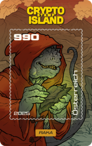 Crypto stamp Comic – Raka