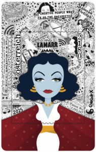 CRYPTO STAMP ART – Lamarr, the Star