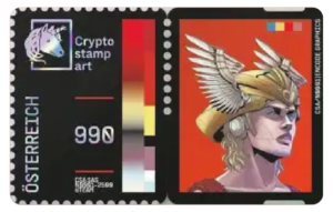 CRYPTO STAMP ART – MERKUR SPECIAL ART STAMP