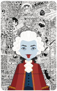 CRYPTO STAMP ART – Amadeus, the Prankster
